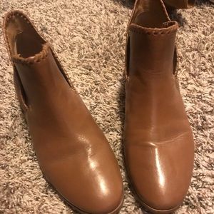 Brown leather Jack Rogers Booties LIKE NEW